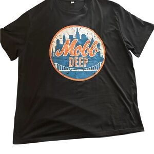 Black Graphic Mobb Deep NYC T-Shirt